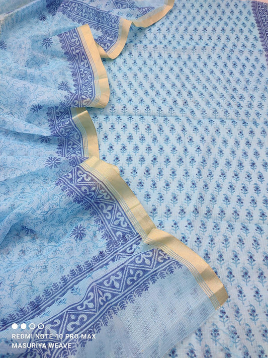 Firozi Kota doria suit set