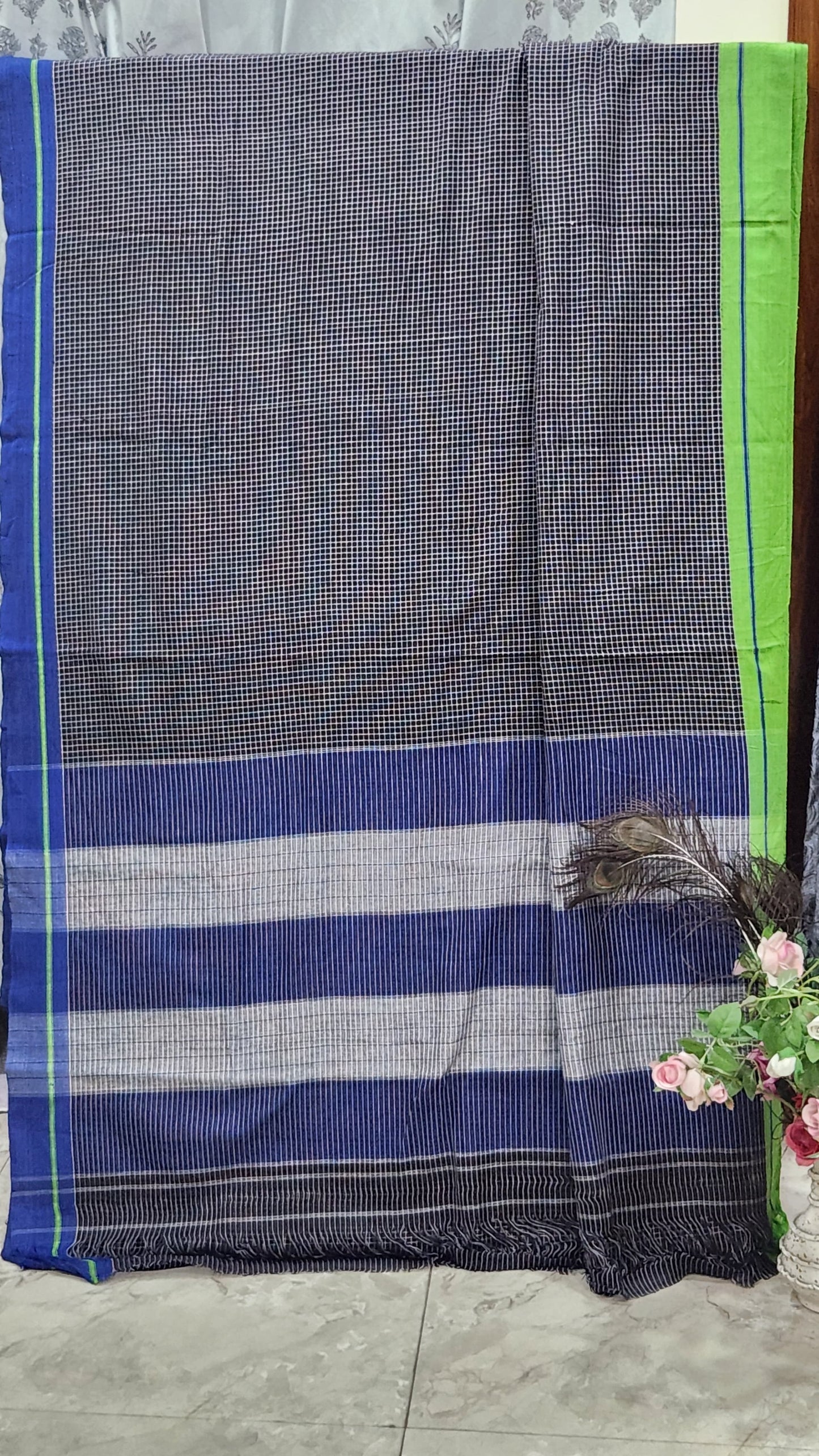 Ganga Jamuna Border Patteda Anchu saree