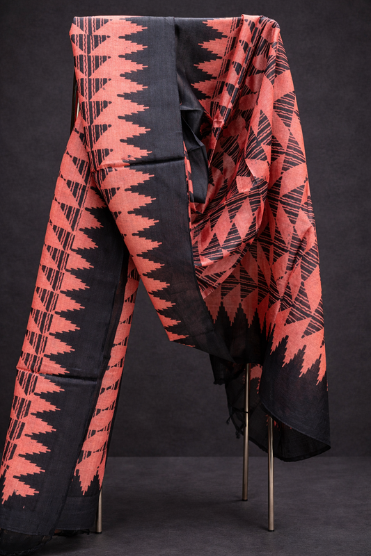 Handwoven Kosa Silk Dupatta