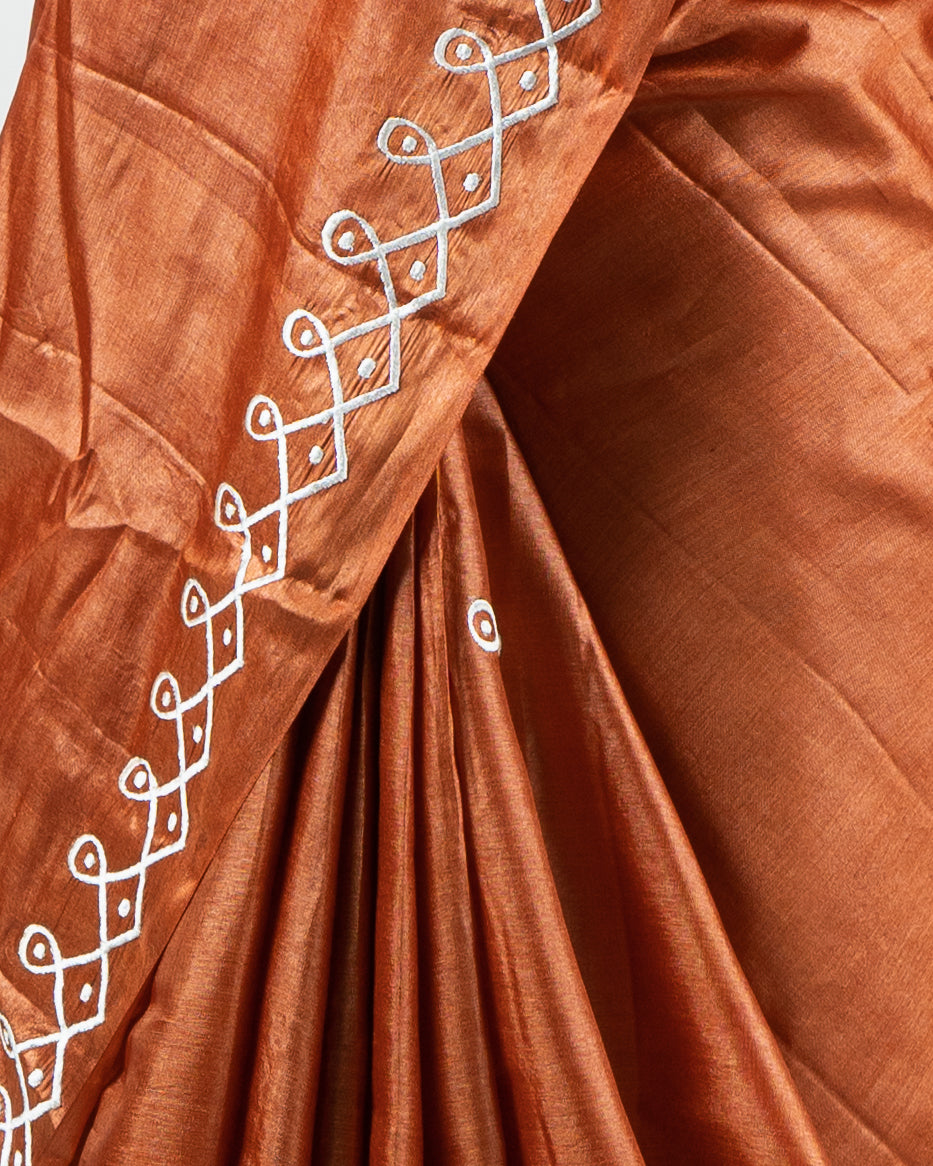 Kolam- kosa silk saree